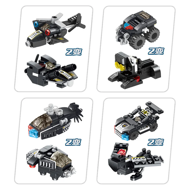 swat armoured vehicle 12in1 潘洛斯 PANLOSBRICK 633010 image 4