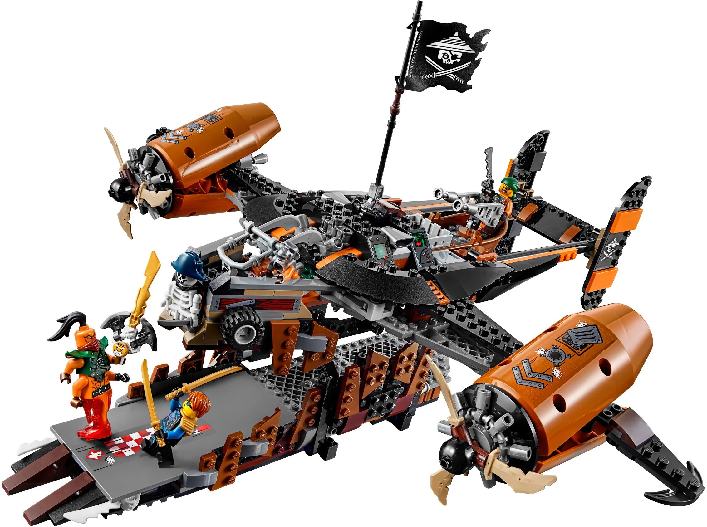 Flying Pirate Fortress: Calamity Bastion No. 10462 image 14