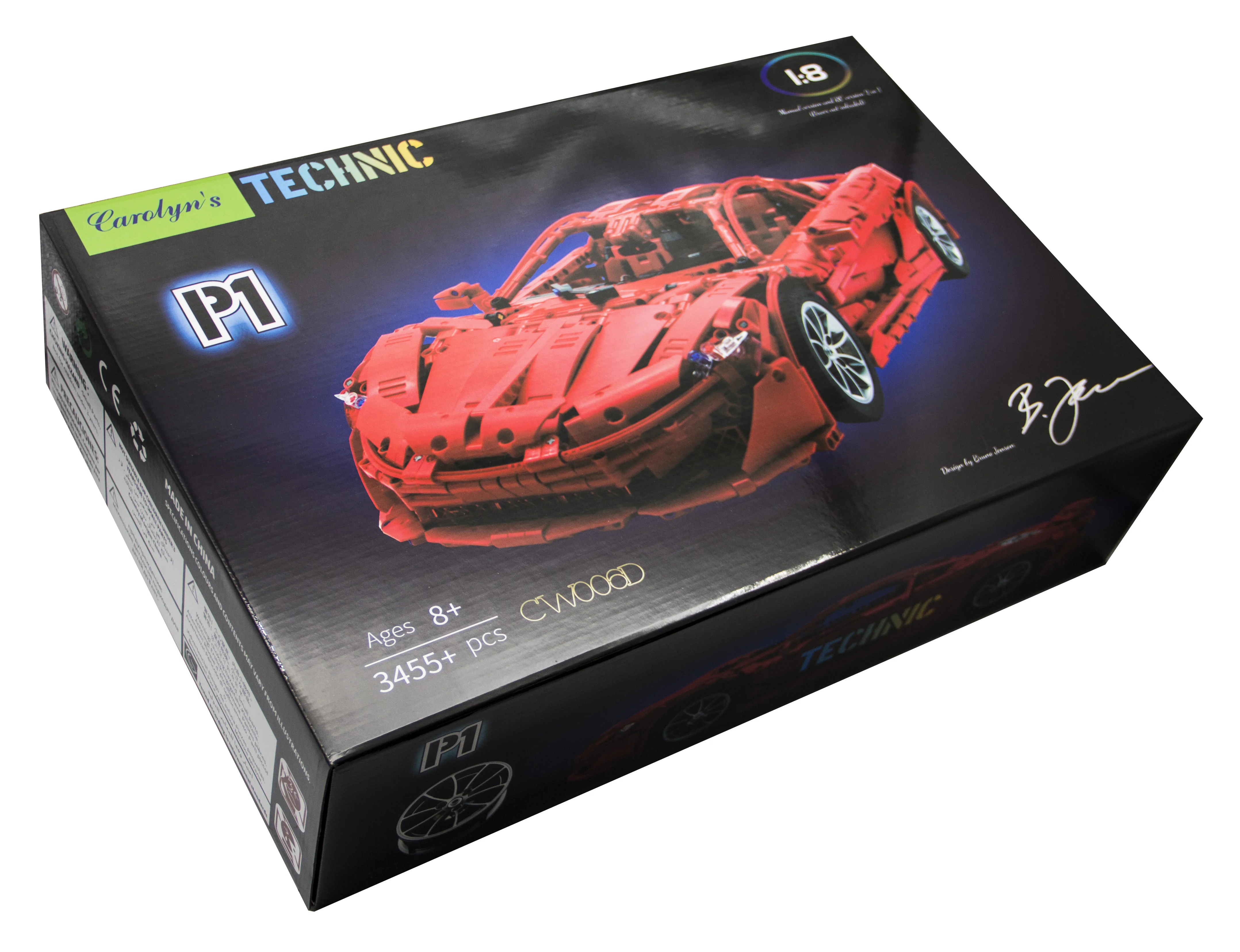 McLaren P1 hypercar 1:8 悦创 HAPPYBUILD/信宇科技 XQ1001-A image 113