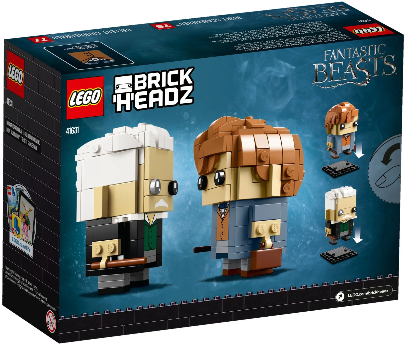 Square Head: The Magic World: Newt Scamand & Gellert Greendow 乐高 LEGO 41631 image 3