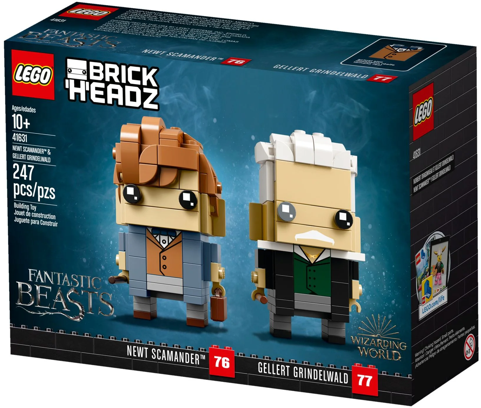 Square Head: The Magic World: Newt Scamand & Gellert Greendow 乐高 LEGO 41631 image 4