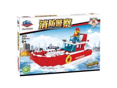 Firefighter: Fireboat 开智 KAZI/高博乐 GBL KY98204 image 1