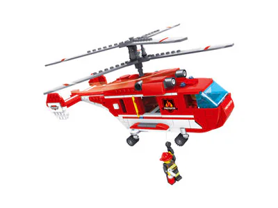 Fire police: transport helicopters 开智 KAZI/高博乐 GBL KY98213