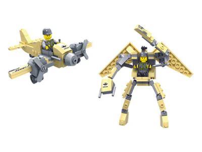 Transforming Machine: Vanguard Battle Wings God Eagle, White Lotus Heart War Gods, Justice Alliance Extreme Light, Land Warfare King Thunderstorm Fire. 开智 KAZI/高博乐 GBL KY98111-1 image 1