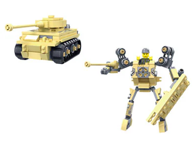 Transforming Machine: Vanguard Battle Wings God Eagle, White Lotus Heart War Gods, Justice Alliance Extreme Light, Land Warfare King Thunderstorm Fire. 开智 KAZI/高博乐 GBL KY98111-1 image 4