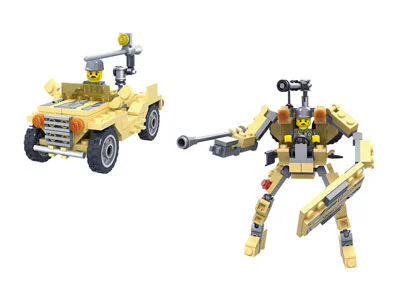 Transforming Machine: Vanguard Battle Wings God Eagle, White Lotus Heart War Gods, Justice Alliance Extreme Light, Land Warfare King Thunderstorm Fire. 开智 KAZI/高博乐 GBL KY98111-1 image 7