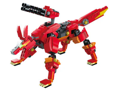 Warrior Mechanoid Beast: Imperial Flash Panther, Fire Fox. 开智 KAZI/高博乐 GBL KY98114-2 image 3