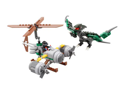 Dinosaur Attack Team: Green Wing Dragons and Wings 开智 KAZI/高博乐 GBL KY98001