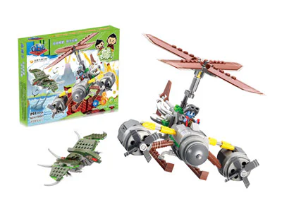 Dinosaur Attack Team: Green Wing Dragons and Wings 开智 KAZI/高博乐 GBL KY98001 image 1