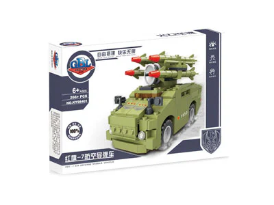 Red flag-7 air defence missile vehicle 开智 KAZI/高博乐 GBL KY98401 image 1