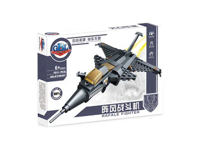 Typhoon Fighter Jet 开智 KAZI/高博乐 GBL KY98407 image 1