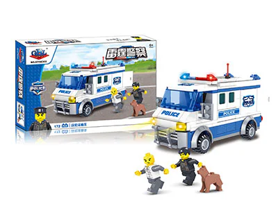 Thunderbolt police: prisoner transport van 开智 KAZI/高博乐 GBL KY98302