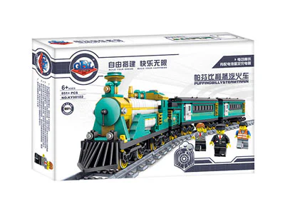 Trackless train: Australian Puffing Billy steam train. 开智 KAZI/高博乐 GBL KY98102 image 10
