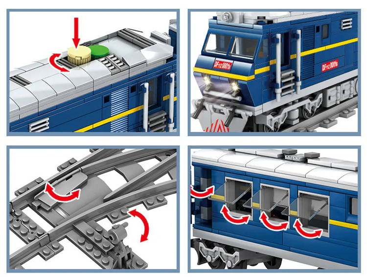 Dongfang 11Z-type internal combustion locomotive. 开智 KAZI/高博乐 GBL KY98220 image 7