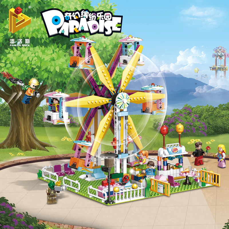 Wonderland: Romantic Ferris wheel 潘洛斯 PANLOSBRICK 692009 image 3