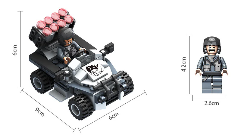 Counter-terrorism raids: mini-rocket 潘洛斯 PANLOSBRICK 635001 image 1