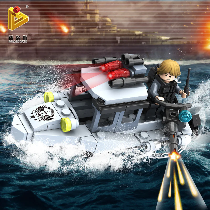 Counter-terrorism raids: a regular small ship 潘洛斯 PANLOSBRICK 635002 image 2
