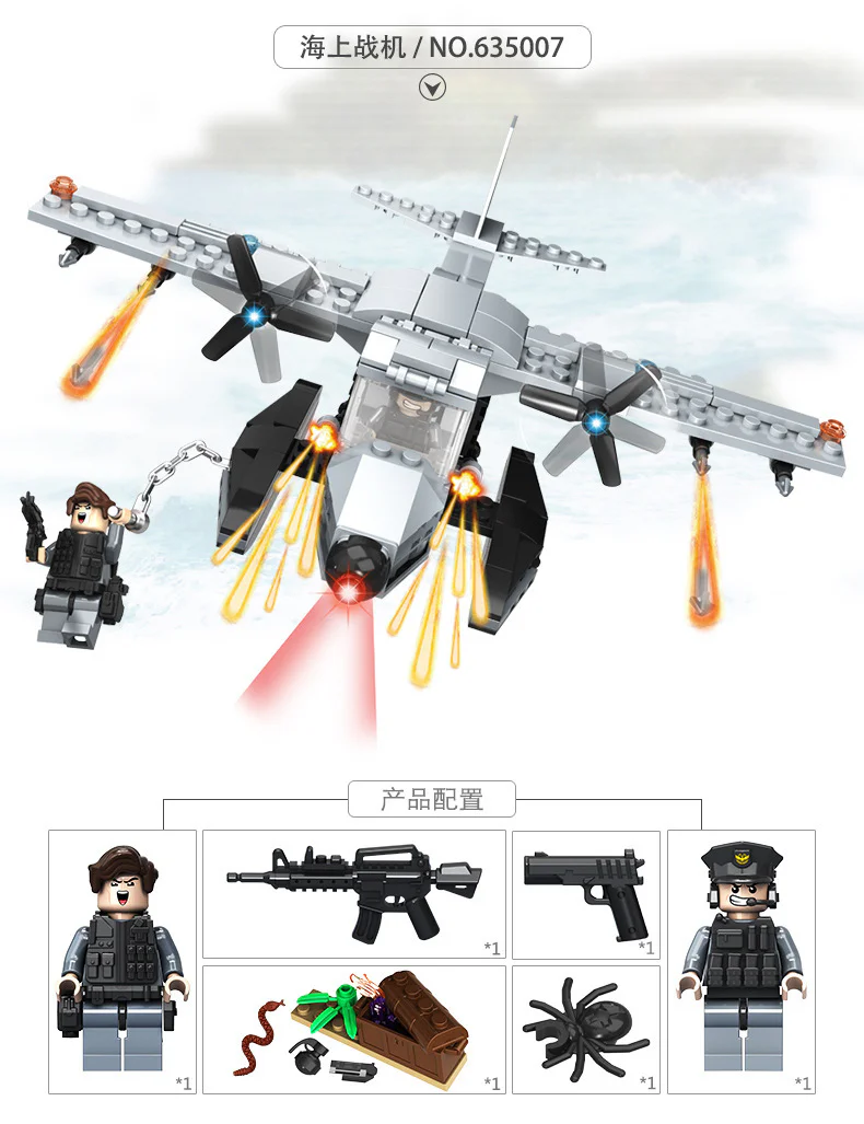 Counter-terrorism raids: naval warplanes 潘洛斯 PANLOSBRICK 635007 image 1