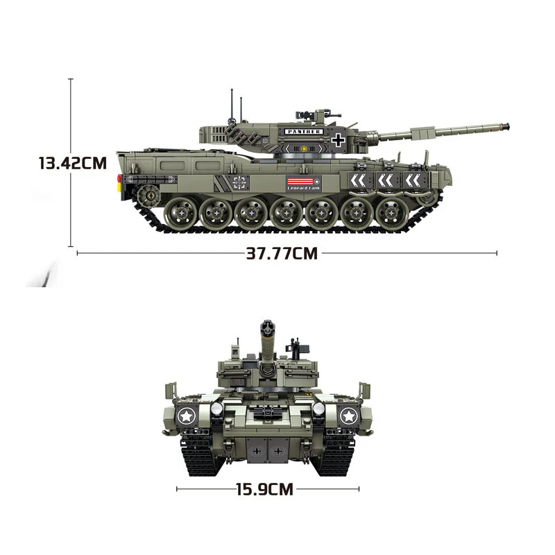 Leopard 2 main battle tank 潘洛斯 PANLOSBRICK 632003 image 8