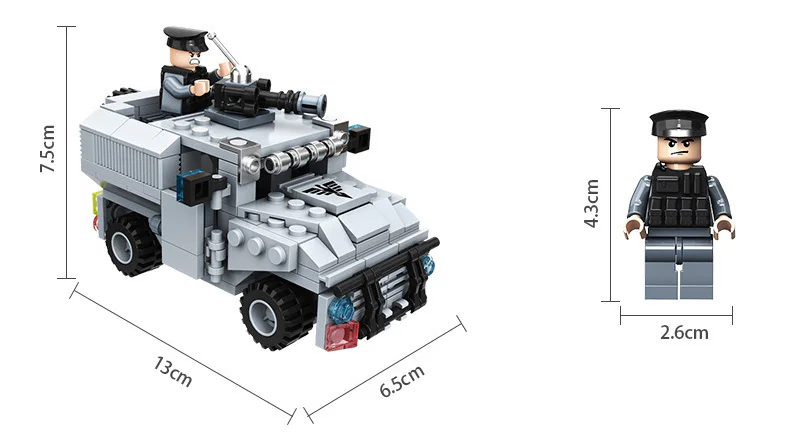 Counter-terrorism raids: armed assault vehicles 潘洛斯 PANLOSBRICK 635006 image 2