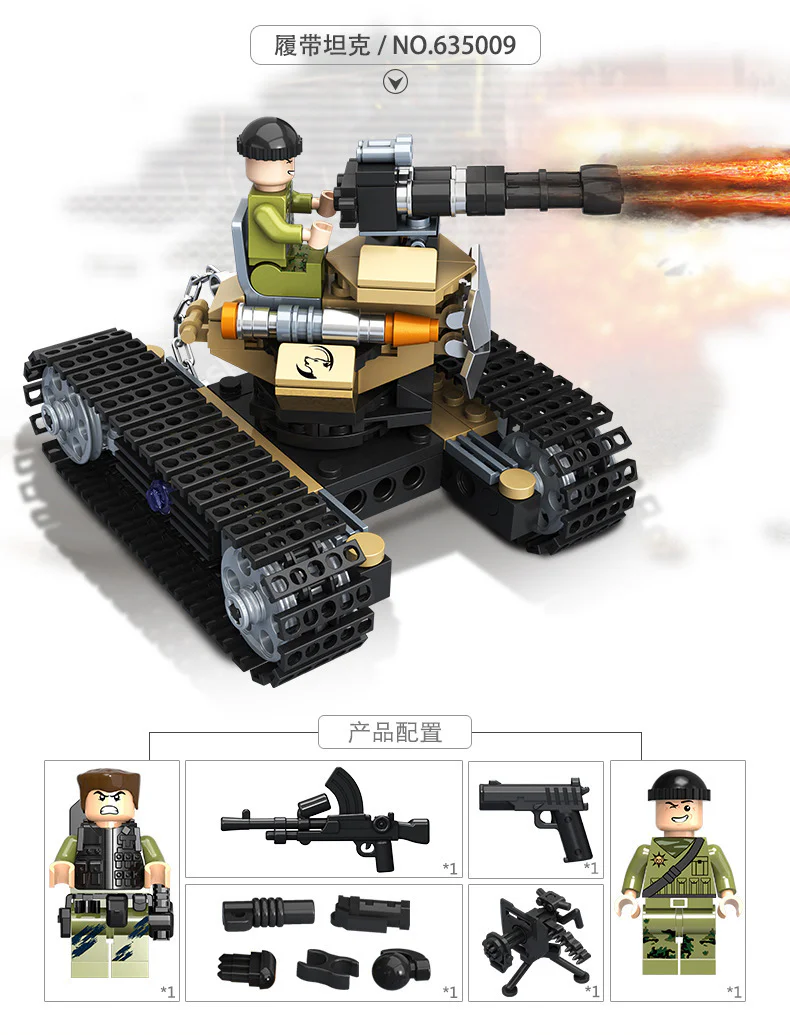 Counter-terrorism raids: tracked self-propelled artillery 潘洛斯 PANLOSBRICK 635009 image 1