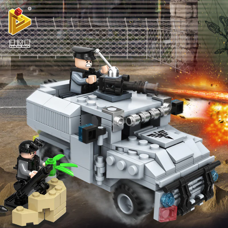 Counter-terrorism raids: armed assault vehicles 潘洛斯 PANLOSBRICK 635006 image 3