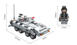 Counter-terrorism raids: amphibious surface tanks