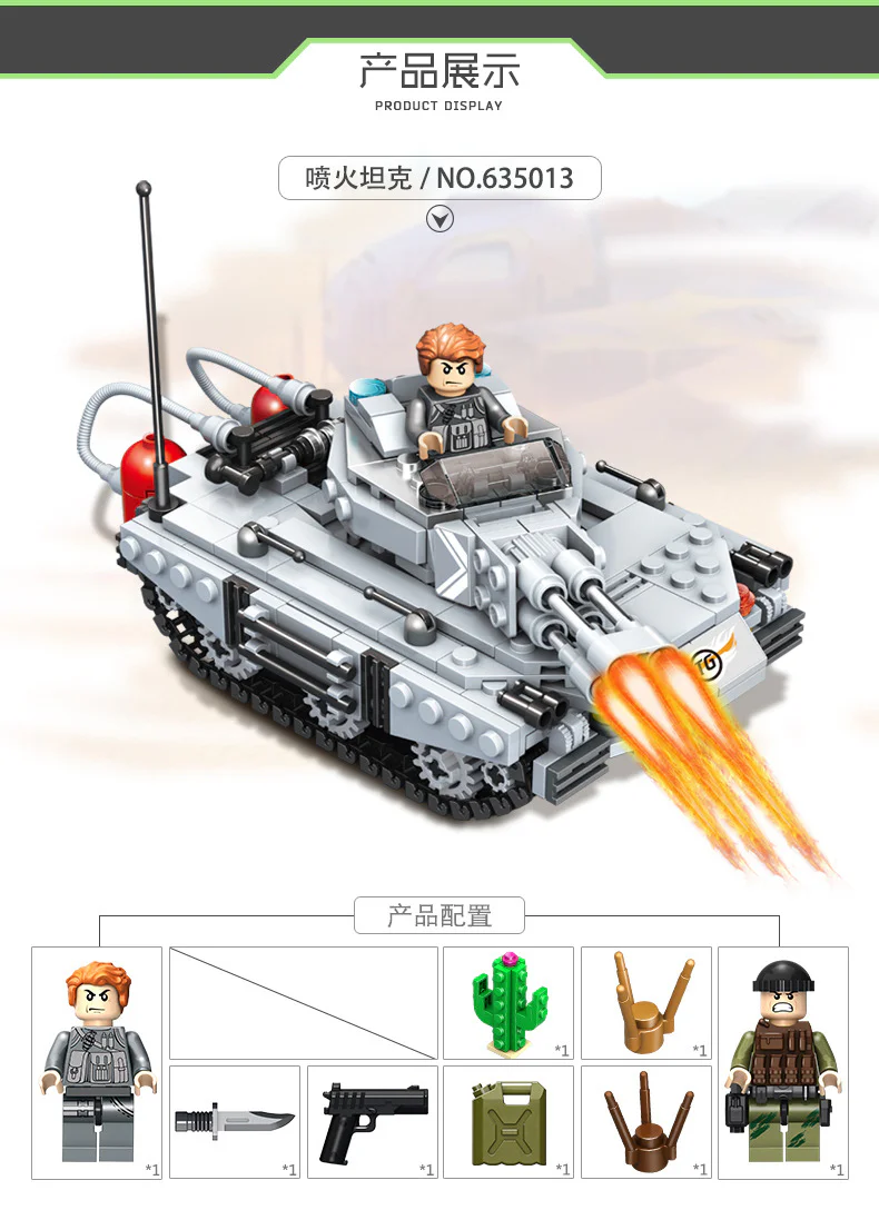 Counter-terrorism raids: fire tanks 潘洛斯 PANLOSBRICK 635013 image 1