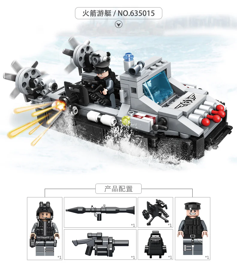 Counter-terrorism raids: rocket yachts 潘洛斯 PANLOSBRICK 635015 image 1