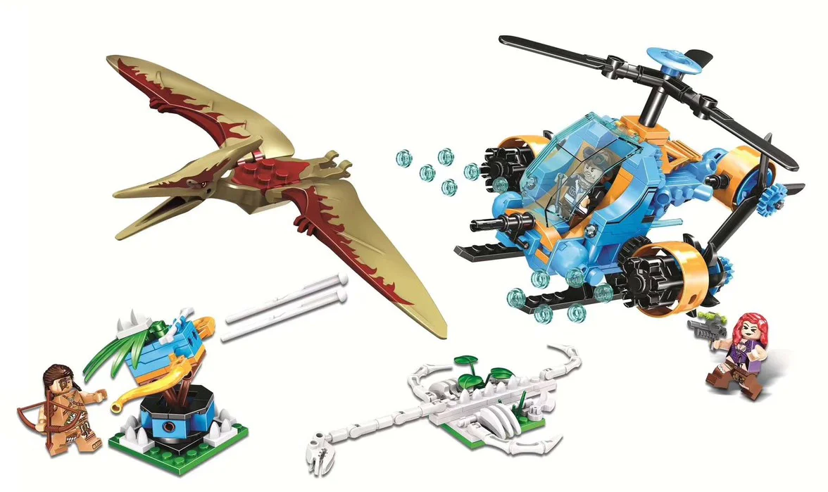 Jurassic Dragon: Dragon Hunting Helicopter 卫乐 Winner 8049