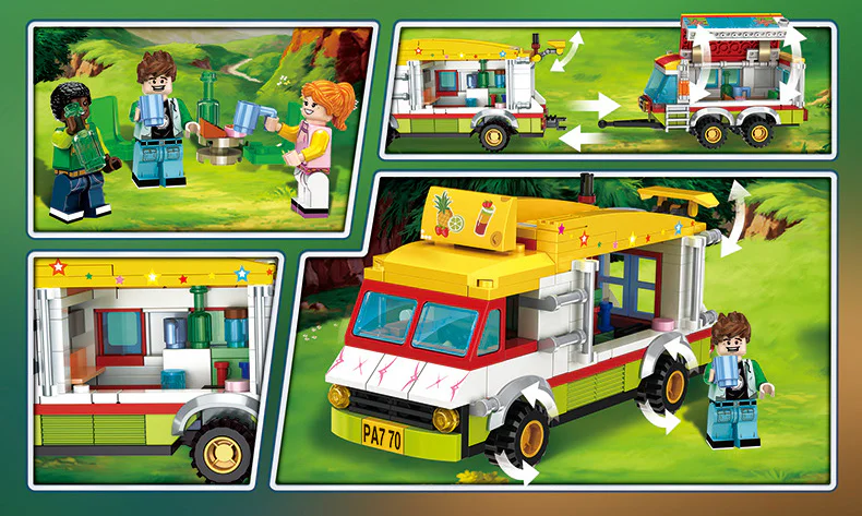 CITY CITY HAPPINESS CAMP: OUTDOOR PICNIC CAR 潘洛斯 PANLOSBRICK 662006B image 2