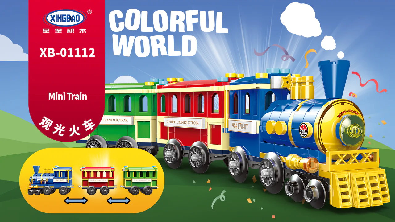 Colorful World: Touring Train 星堡 XINGBAO XB-01112 image 1