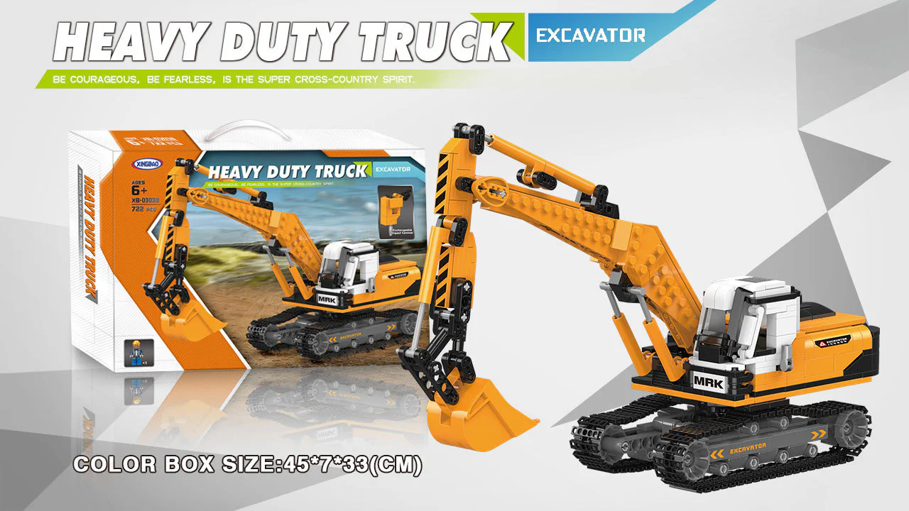Truck, heavy: excavator 星堡 XINGBAO XB-03038 image 1