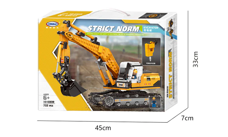 Truck, heavy: excavator 星堡 XINGBAO XB-03038 image 12