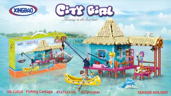 Urban girls: fishing huts