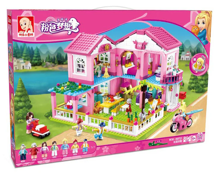 Pink Dream: Holiday House 小鲁班 Sluban M38-B0721 image 3