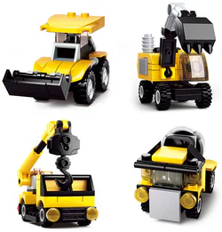 CREATIVE N CHANGE: ENGINEERING SECTION 4 BULLDOZER, EXCAVATOR, CRANE, MIXER