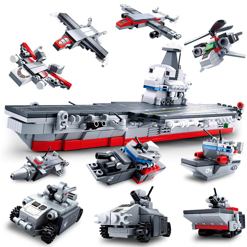 Wolf Marines: Chinese carrier, ten and one 小鲁班 Sluban M38-B0661C