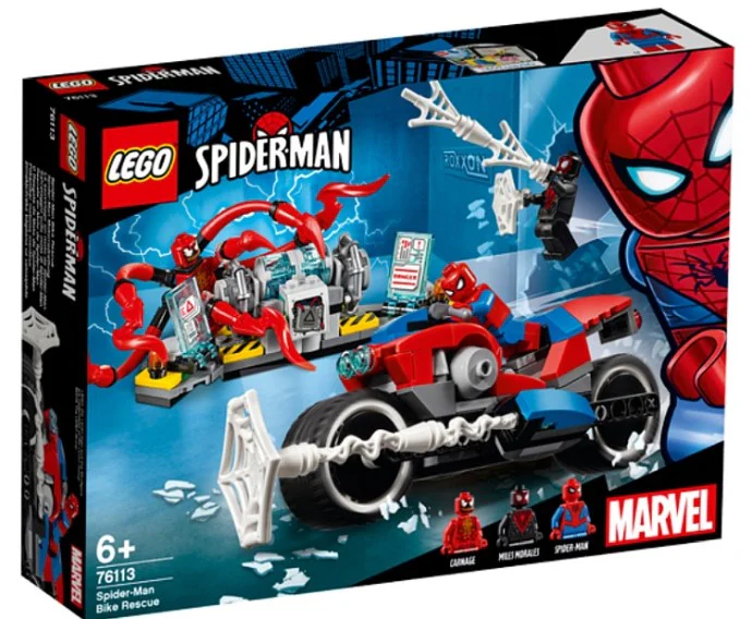 Spider-Man: Spider-Man Motorcycle Rescue Mission 818 82189-1 image 1