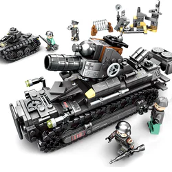 Steel Empire: Battle Tanks 4 Types - Panther-like Tank, Tiger Heavy Tank, Hunter Heavy Tank Destroyer, King Tiger Heavy Tank