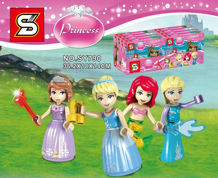 Fairy Tale Princesses: Ariel Princess, Sophia Princess, Snow White Princess, and Candy Princess. SY790B
