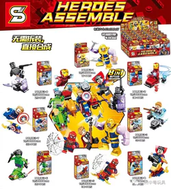 Superhero Kids: 8 Combinations