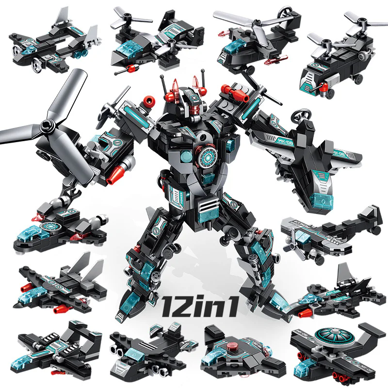 pioneer robot, 12in1, machine armored robot 潘洛斯 PANLOSBRICK 633013 image 2