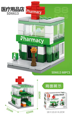 Mini Street Scene: Medical Supply Store