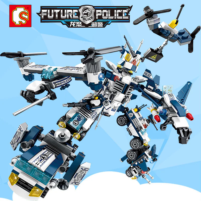 Dragon Robot Super Patrol: 8 Modes 森宝 SEMBO SD9195 image 1
