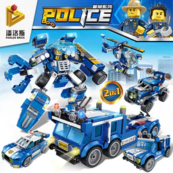 Police Series: Forest Patrol Vehicle, Forest Off-Road Patrol Car, Hummer, Forest Police Car