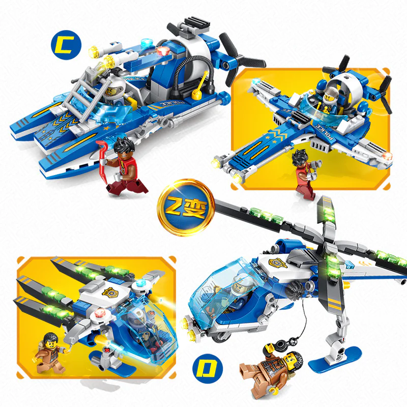 Police Series: Jungle Mountain Vehicles 潘洛斯 PANLOSBRICK 681003A image 3