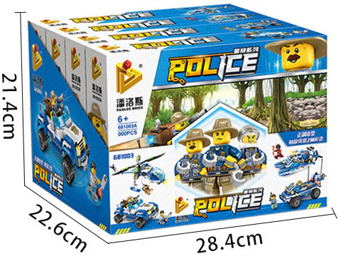 Police Series: Jungle Mountain Vehicles 潘洛斯 PANLOSBRICK 681003A image 4