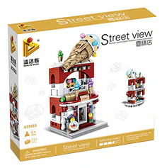 Mini Street View: Ice cream Shop 潘洛斯 PANLOSBRICK 657033 image 2