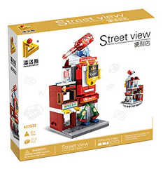 Mini Street Scene: Bar, Convenience Store 潘洛斯 PANLOSBRICK 657032 image 2
